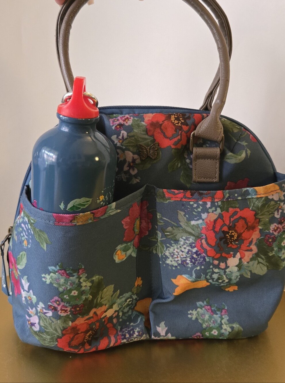 The Pioneer Woman Insulated Lunch Bag Tote & Matching 25oz Water Bottle Set Flor